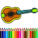 BTS Music Instrument Coloring Book img