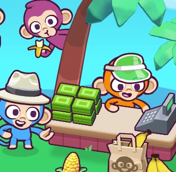 Monkey Mart - 自分だけのスーパーを運営 | Spunky Play