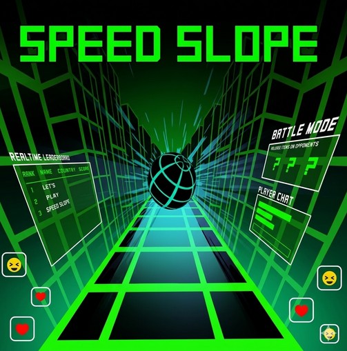 Speed Slope - Play the Endless Neon Ball Game Online | Spunky Play